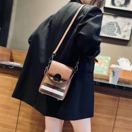 Genuine Leather Casual Shoulder Bag Ladies Lattice Luxury Crossbody Fashion Trend Women Mobile Phone