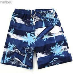Men's Shorts New Summer Casual Shorts Men Printed Beach Shorts Quick Dry Board Shorts Pants Swimwear Beach Swimming Trunks 240226