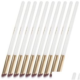 Makeup Brushes 10 Pcs Concealer Brush Make Up Cosmetics Powder Under Eye Eyebrow Bevel Blending Drop Delivery Health Beauty Tools Acce Otfm8