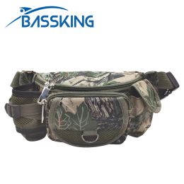 Bags BASSKING Fishing Bag Multifunctional Outdoor Waist Bag Portable Lure Waist Pack Messenger Bag Pole Package Fishing Tackle Bag