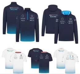 2024 New F1 racing uniforms summer men's and women's team uniforms short-sleeved polo uniforms same style Customised