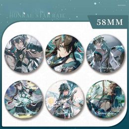 Brooches Dan Heng Imbibitor E Badges Pins Anime Honkai Star Rail Women Brooch Fashion Cosplay Figure For Bag Accessorie Gift