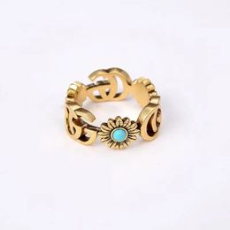 Ring for Man Women Unisex Rings Fashion Ghost Designer Jewelry golden Color304l