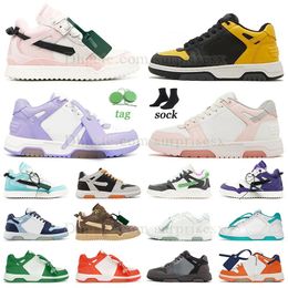 DHgate Out of Office Sneaker Mens Womens Casual Shoes Authentic Low Walking Shoe Leather Runners Platform Flat Vintage Panda Outdoor Trainers Sneakers Tennis Shoe