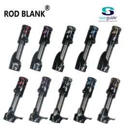 Rods Rod Blank 1 Set Seaguide Spinning Casting Split Reel Seat Aluminium Hood Fishing Rod Building Component Rod DIY Repair Accessory