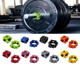 1 Pair Weight Lifting Spinlock Barbell Collar Gym Body Building Training Dumbbell Clips Clamp Fitness Gym Equipment Accessories2261441