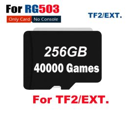 Accessories TF Card 256G MAX 40000 Games For Anbernic RG503 Retro Handheld Video Game Console 4.95inch OLED Screen Linux System Game Player