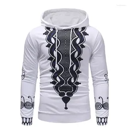 Ethnic Clothing Multi-size African Men's Dresses Are Printed With Rich Long-sleeved Hoodies Fashion Tops