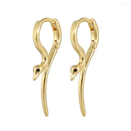 Dangle Earrings Cold Wind Geometry Piercing High Quality Gold Plated Hip Hop Hoop Earring For Women Teens Statement Jewelry Gifts