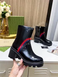 Women Luxury Designers Ankle Boots Half Boots Black Calfskin Quality Flat Lace up Shoes Adjustable Zipper Opening Motorcycle Boots cz240268