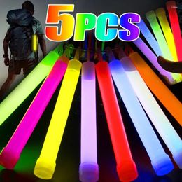 Party Decoration Hooked Fluorescent Sticks Props Outdoor Camping Emergency Lighting Stick Military Glow Lights SOS Gear Survival Tools