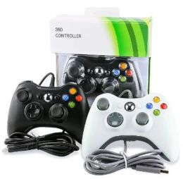 USB Wired Gamepad Console handle For Microsoft Xbox 360 Controller Joystick Games Controllers Gampad Joypad Nostalgic with Retail Package ZZ