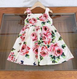 Kids Dresses Girls Designer Clothes Sleeveless Children Clothing Princess Dress Summer Dress For Baby Girl