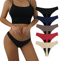 Women's Panties Traceless One Piece Low Waist T-shaped Physiological Pants Four Layer Sanitary Scarf Free Menstrual