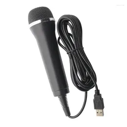 Microphones Universal USB Wired Microphone Karaoke Mic For Switch PC Computer Condenser Recording Portable Speaker