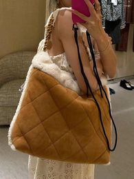 Evening Bags 2024 Designer Luxury Handbags For Women Purses Plush Chain Bag High Quality Shoulder Ladies Hand Tote Cross