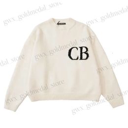 cole buxton Men's Sweaters 2023 CB Latter Knit Jacquard Cole Buxton Sweater Men Women Quality Loose Sweatshirts Clothing 3 940