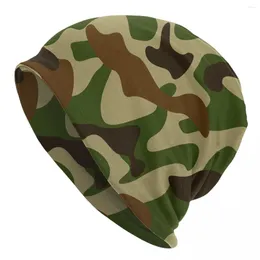 Berets Bonnet Hat For Men And Women Camouflage Knitted Beanies Soft Turban Hip Hop Beanie