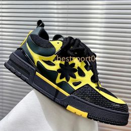 2024 Skate Sneakers Designer Women Men Mesh Abloh Sneaker Platform Virgil Maxi Casual Shoes Lace-Up Runner Trainer Shoes C3