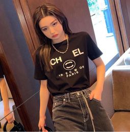 Advanced Version Womens T-Shirt France Trendy Clothing Two C Letter Graphic Print Couple Fashion Cotton Round Neck Xxxl Channel Clothes Short Sleeve Tops Tees1234