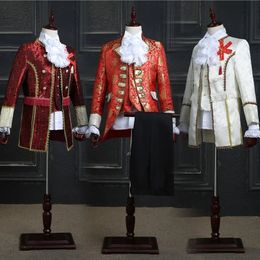 European style uniform princes mens clothing South Korean general British royal portrait mens Korean costume 240220