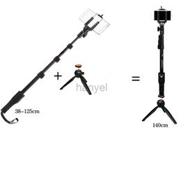 Selfie Monopods Photo YUNTENG 1288 Extendable Selfie Monopod With Bluetooth Remote+228 Tripod Phone Holder 24329