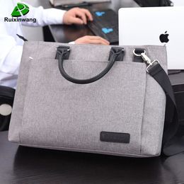 Oyixinger High Quality And Simplicity Business Bags Men Briefcase Laptop Bag File Package Nylon Women Office Handbag Work Bags CJ1251t