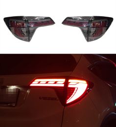Rear Brake Reverse Fog Tail Light for Honda HRV Vezel LED Taillight 2014-2019 Turn Signal Lamp Car Accessories