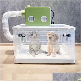 Other Dog Supplies Household Pet Drying Cabin Small Silent Air Dryer Grooming Hair Professional Cabinet Cat Bath Animal Drop Deliver Dhsjd