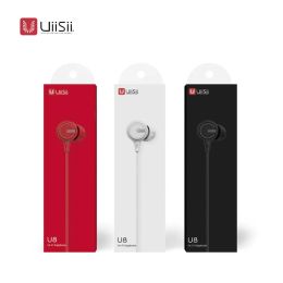 Headphones UIISII U8 High Quality Inear Mobile Phone Earphone With Mic noise reduction and sound insulation game earplug microphone HIFI