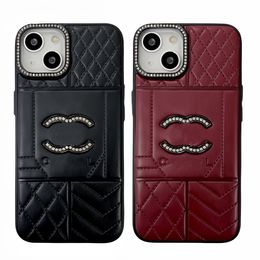 Luxury Phone Case Designer iphone Case for Apple iphone 15 14 13 12 Pro Max 11 15promax 14promax 13promax 12promax Case Brand Bling Glitter Leather Quilted Cover