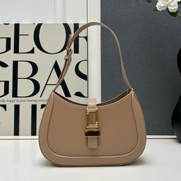 Axillary Pouch Women Hobo Shoulder Bag Designer Handbag Plain Hardware Letter Messenger Bags High Quality Cowhide Genuine Leather Lady Bag