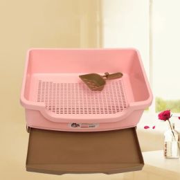 Boxes Cat Litter Box Drawer Style Antisplashing Kitten Dog Rabbit Litter Toilet Plastic Pet Trainer Tray Bedpan Cleaning Supplies