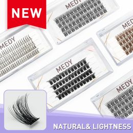 Eyelashes DIY Eyelashes Extension Segmented Dovetail Lashes 3D Natural Eye Lash 48 Clusters Soft Synthetic Mink Wispy Makeup Accessories