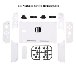 Cases Classic White For Nintendo Switch JoyCons Controller Replacement Housing Shell Case for NS Switch Middle Frame Buttons Accessori