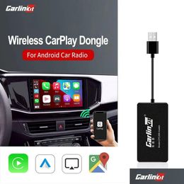 Other Auto Electronics Carlinkit Wireless Carplay Adapter Usb Wired Android Dongle For Aftermarket Sn Car Ariplay Smart Link Mirro Z Dhagk