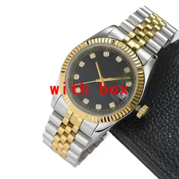 Plated gold watch designer womens watches datejust stainless steel montre de luxe party vintage 124300 2813 automatic movement watch solid Colour dial SB018 B4