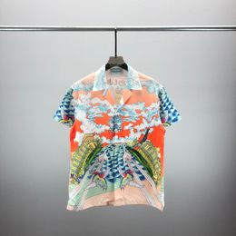 デザイナーメンズカジュアルシャツスプリングとスリムフィット秋高品質のビジネスクラシックエンチリーファッション半袖シャツM-3XL 17