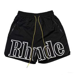 Designer designer mens shorts rhude shorts mens short beach mesh street sweatpants basketball men limited swim knee length hip hop high sports training elastic wais