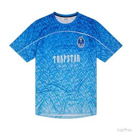 Mens T-shirts Limited New Trapstar London T-shirt Short Sleeve Unisex Blue Shirt for Men Fashion Harajuku Tee Tops Male t Shirts Y2k G230307 G7IQ 7ASL