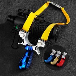 Hunting Slingshots With 100 PCS Clay Beads Laser Shooting Slingsshot Sling Outdoor Hunting Slingshot for Hunting High Precision Catapult YQ240226