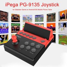 Gamepads New iPega PG9135 Fighting Game Rocker Wireless Game Joystick for Gladiator Game for Android/IOS Mobile Phone Table