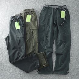 Stretch Waterproof Cargo Pants Men Spring Summer Quick Dry Long Trousers Male Outdoor Trekking Camping Working Pants Size L-4XL 240220