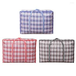 Clothing Wardrobe Storage Home Laundry Oxford Cloth Bags Large Zipper Reusable Strong Bag Waterproof Holder Hangable Pouch Organiz Dhayw