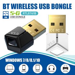 New USB Bluetooth 5.0 PC Wireless Audio Transmitter Receiver Mouse Keyboard Adapter