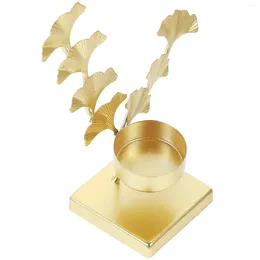 Candle Holders Iron Holder Novelty Leaf Design Stand Table Centrepiece Vintage