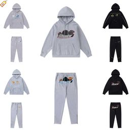 Men's Tracksuits Tracksuit Mens Designer Sweat Suit Hoodies Jogging Women Fashion Pullover Cotton Plus Size Sets Loose Hoodie