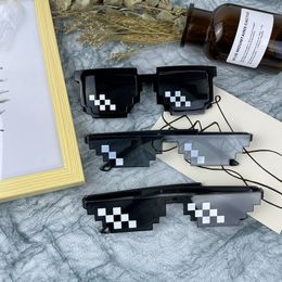 Mosaic sunglasses party funny glasses anime sunglasses my world pixel sunglasses wholesale