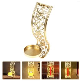 Candle Holders Office Decor Chic Wall Mount Candlestick Hanging Living Room Sconce Metal Sconces Wall-mounted Candleholder For