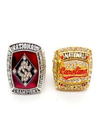 Punk vintage ring Fashion Men's Ring 2011-2010 South Carolina National College ring Manufacturer fast shipping1265274